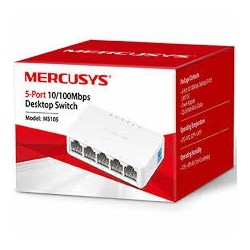 SWITCH MERCUSYS 5 Puertos 10/100 MS105