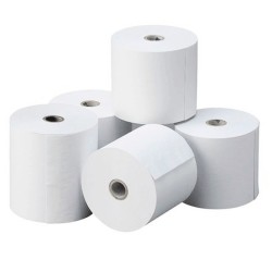 PAQUETE DE 6 ROLLOS PAPEL TERMICOS 80x60MTS