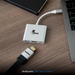 Adaptador tipo C a HDMI USB3.0 XTECH