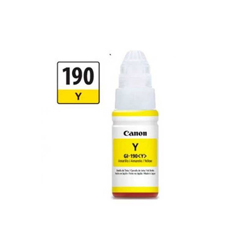 Tinta CANON 190 Original Color Amarilla Tinta CANON 190 Original Color Amarilla