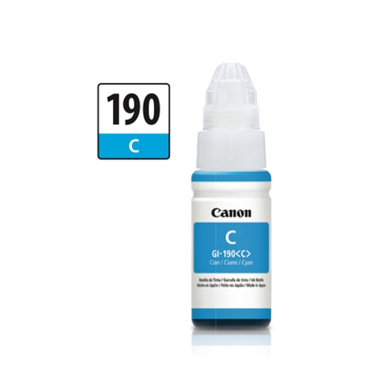 Tinta CANON 190 Original Color Azul Tinta CANON 190 Original Color Azul
