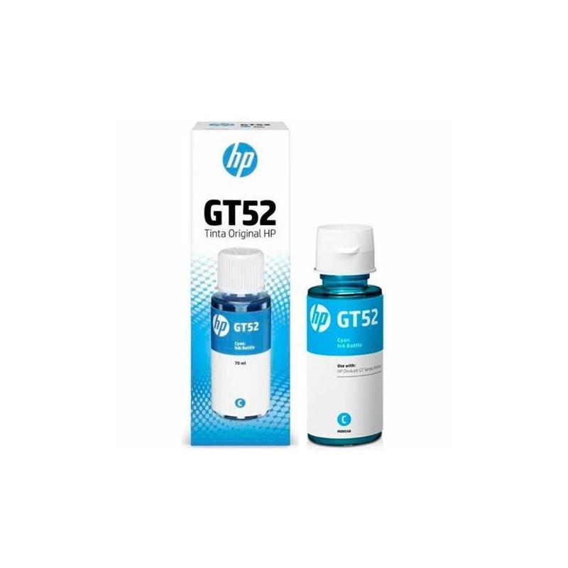 Tinta ORIGINAL HP GT52 AZUL