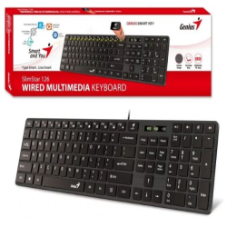 TECLADO GENIUS SLIMSTAR 126 CABLEADO