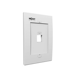 FACE PLATE COLOR BLANCO 1 PUERTO NEXXT