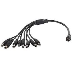 PULPOS SPLITER DE CORRIENTE PARA CAMARAS 8 Puertos