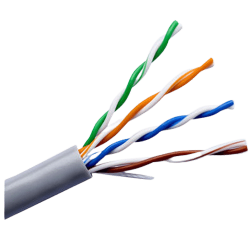 CABLE UTP 100 METROS INTERIOR CATEGORIA 5e COLOR GRIS