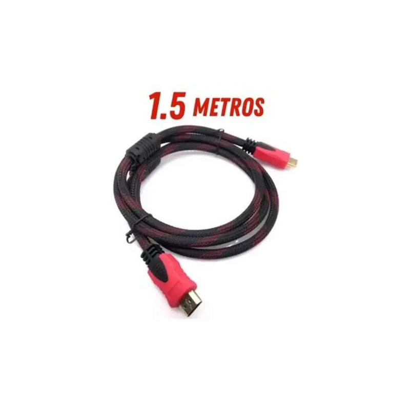 CABLE HDMI MALLADO 1.5 METROS