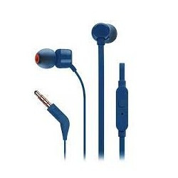 AURICULARES JBL TUNE 110 AZUL CABLEADOS