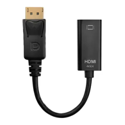 ADAPTADOR DISPLAY (DP) A HDMI 4K  2K NEGRO