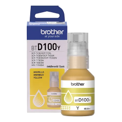 BOTELLA DE TINTA BROTHER BTD100Y AMARILLA