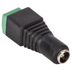 CONECTOR DC BORNERAS HEMBRAS