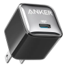 CARGADOR DE CELULAR ANKER TIPO C NEGRO 20W