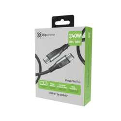 CABLE USB-C a USB-C 24  KLIP XTREME  KAC-750-6FT