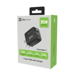 CARGADOR PARA TELEFONOS 35W CON PUERTO USB-C Y USB-A  KMC-250 KLIP XTREME