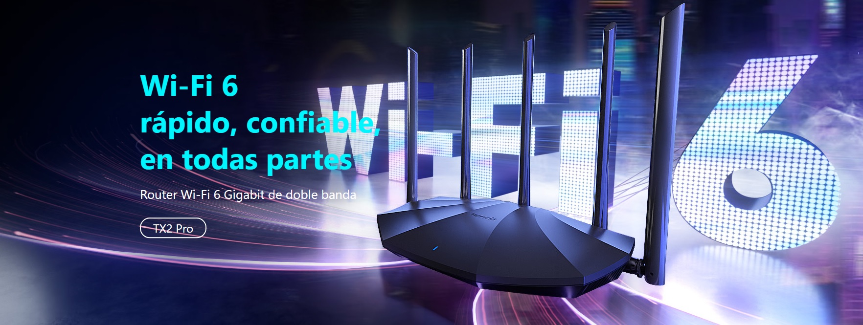 Router Wfi 6 Gigabit doble Banda Router Wfi 6 Gigabit doble Banda